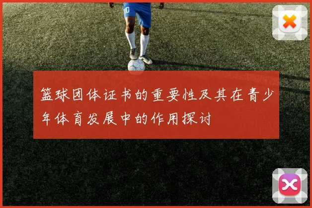 篮球团体证书的重要性及其在青少年体育发展中的作用探讨